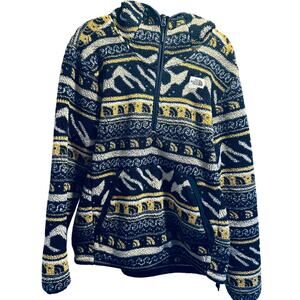 North Face Campshire Fleece Pullover Hoodie - L